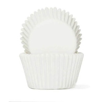 Cake Craft Cupcake Cases White Pkt of 100 (#408)