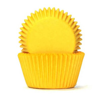 Cake Craft Cupcake Cases Yellow Pkt of 100 (#408)