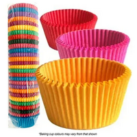 Cake Craft Cupcake Cases Assorted Pkt of 500 (#700)