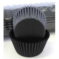 Cake Craft Cupcake Cases Black Pkt of 500 (#700)