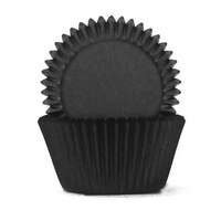 Cake Craft Cupcake Cases Black Pkt of 100 (#700)
