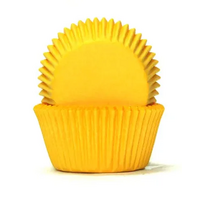 Cake Craft Cupcake Cases Yellow Pkt of 100 (#700)