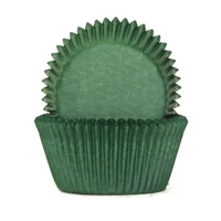 Cake Craft Cupcake Cases Dark Green Pkt of 100 (#700)