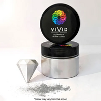 VIVID Silver Edible Metalic Dust 50G