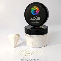 VIVID Platinum White Edible Metalic Dust 50G