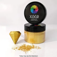 VIVID Super Gold Shimmer Edible Metalic Dust 50G