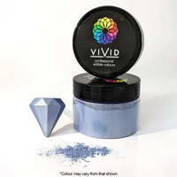 VIVID Baby Blue Edible Metalic Dust 50G