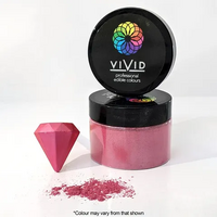 VIVID Super Pink Edible Metalic Dust 50G