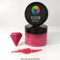 VIVID Magenta Edible Metalic Dust 50G