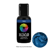 Vivid Edible Colour Gel Navy Blue 21g