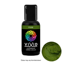 Vivid Edible Colour Gel Moss Green 21g