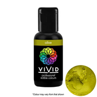 Vivid Edible Colour Gel Olive 21g