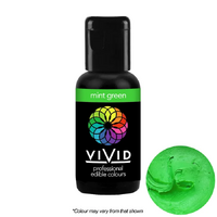 Vivid Edible Colour Gel Mint Green 21g