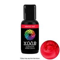 Vivid Edible Colour Gel Electric Red 21g