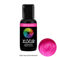 Vivid Edible Colour Gel Electric Pink 21g