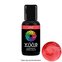 Vivid Edible Colour Gel Coral 21g