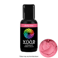 Vivid Edible Colour Gel Dusty Rose 21g