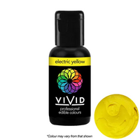 Vivid Edible Colour Gel Electric Yellow 21g