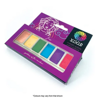 Vivid Professional Edible Metallic Paint Palette - Iris