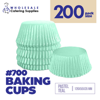 Cake Craft Wish Pastel Teal Baking Cup/Cupcake Cases Pkt of 200 - #408