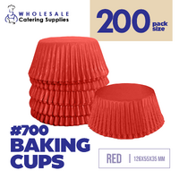 Cake Craft Wish Red Baking Cup/Cupcake Cases Pkt of 200 - #700