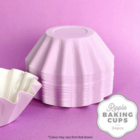 Cake Craft Wish Lilac Ripple Baking cup Pkt of 24