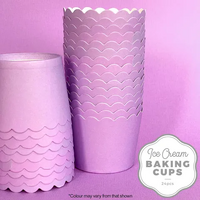 Cake Craft Wish Lilac Ice Cream Baking cup Pkt of 24