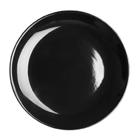 Olympia Cafe Coupe Plate 205ml Black Box of 12