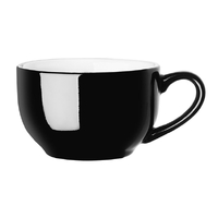 Olympia Cafe Coffee Cup 230ml Black Pk of 12