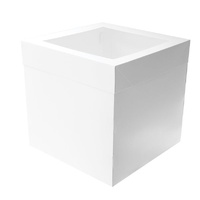 White Cake Box 10" Square & 10" Tall ONE ONLY