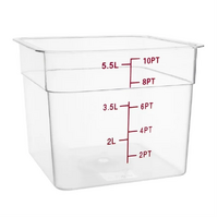 SALE Hygiplas Polycarbonate Square Storage Container 5.5Ltr