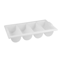 SALE Cutlery Box with 4 Compartments Grey 1/1 Gastronorm