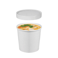 Sale...White 12oz Food Container w Lid Ctn of 500