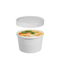 Sale...White 8oz Food Container w Lid Pkt of 25