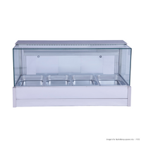 Bonvue Square Countertop Wet and Dry Bain Marie Fits 4x 1/1GN - BM14SC