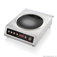 Benchtop Stainless Steel Induction Wok w/ LED Display IW350 