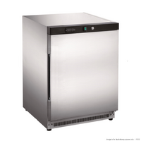 Thermaster Stainless Steel Upright Static Fridge 130L