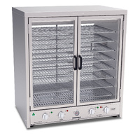 Roband HEAT 'n' HOLD Food Warmer Sliding Glass on Display Side 880x670x975mm