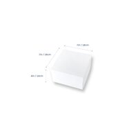 White Milkboard 7" Cake Box ONE ONLY