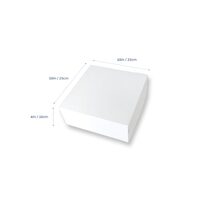 White Milkboard 10" Cake Box ONE ONLY