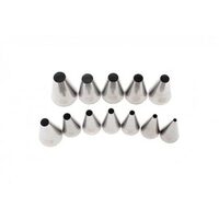 Loyal Bakeware Twelve Assorted Round Pastry Tubes