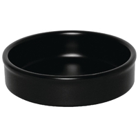 Olympia Tapas stacking dish Black 134 x 30mm/ 4" Pack of 6