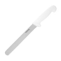 Hygiplas Bread and Dairy Knife White 200mm - White for Dairy