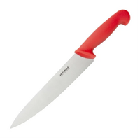 Hygiplas Chefs Knife Red 218mm - Red for Raw Meat