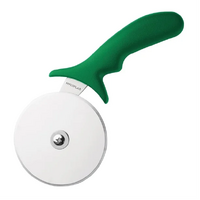 Hygiplas Pizza Wheel/Cutter Green Handle 100mm