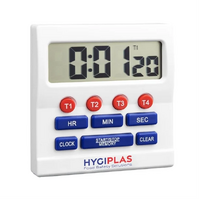 Hygiplas Big Digit Timer with Large Screen Display