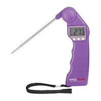 Hygiplas Easytemp Colour Coded Purple Probe Thermometer - For Allegens