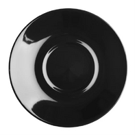 Olympia Cafe Saucer 116mm Black Pk of 12