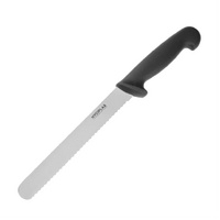 Hygiplas Bread Knife Black 200mm