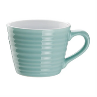 Olympia Cafe Mug Ripple Aqua 230ml Box of 6